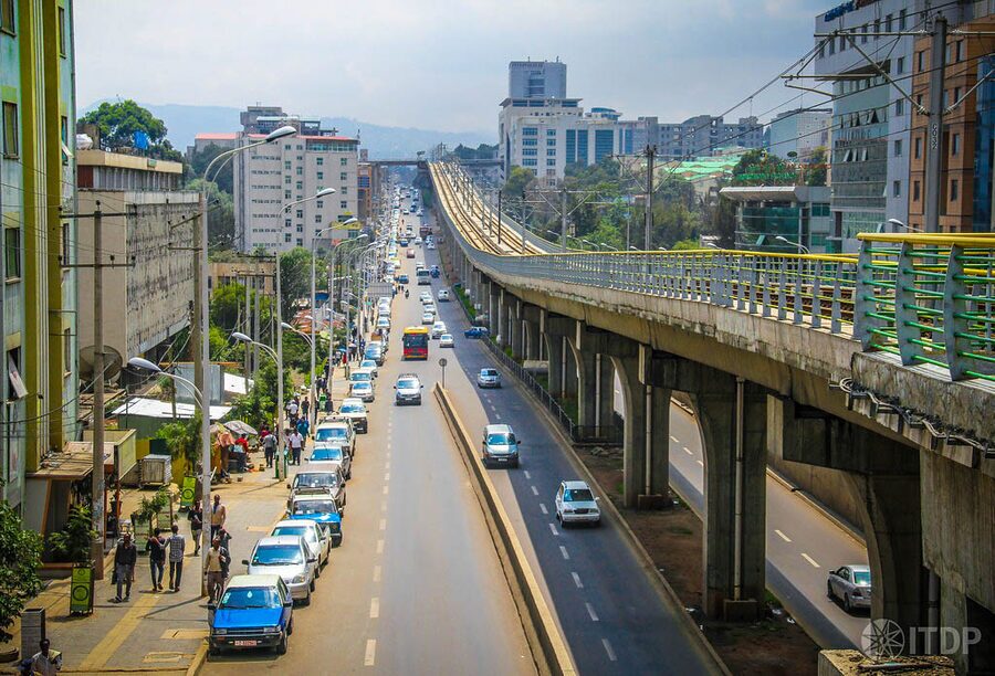 Addis Ababa city boulevard